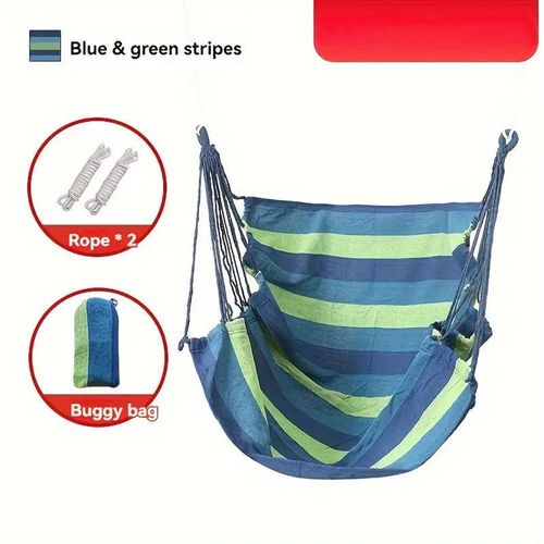 Outdoor Portable Hanging Camping Chair Swing Chair Portable Hanging Hammock Chair Swing for Bedroom, Patio, Porch, Deck