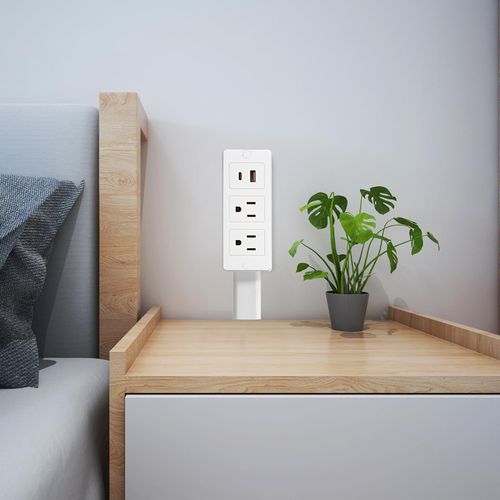 High Quality Travels Multi Plug Electrical Wall Outlet Extender 180° Rotating Plug Power Outlet Extender for Home
