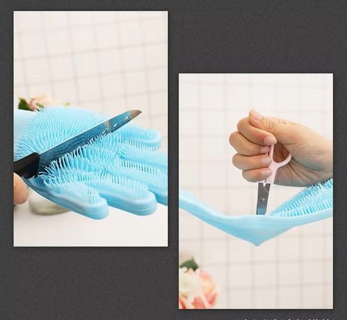 Magic Silicone Body Pet Bathing Gloves for Animal Perfect Bathe Shampoo Dog &Cat Brush Gloves