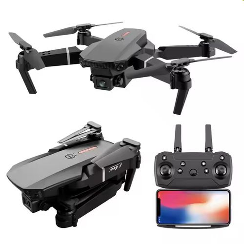 E88 Pro Drone With Wide Angle HD 4K Dual Camera Height Hold Wifi RC 100 Meters Foldable Quadcopter Dron Toys