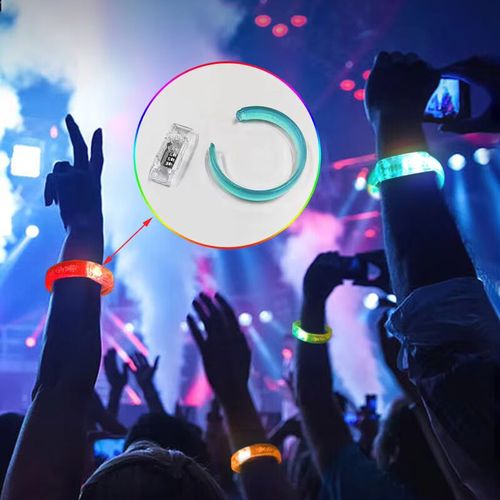 Suitable for nightclubs, bars, music festivals and other events: LED light-up bracelets to match the music and create a sense of atmosphere