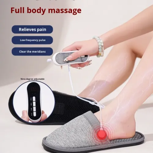 Women Men's Health Shoes Digital Physiotherapy Slippers Heating Electrotherapy Pulse Massage Foot Massager
