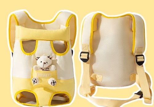 Best Selling Luxury Pet Backpack Thickened Nylon Chest Warm Dog & Cat Bag with Zipper Closure for Outings