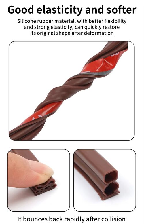 Door Edge Frame protection Seal Strip Tpe Silicone Self-adhesive Type Door Seals Door and Window Sealing Strips