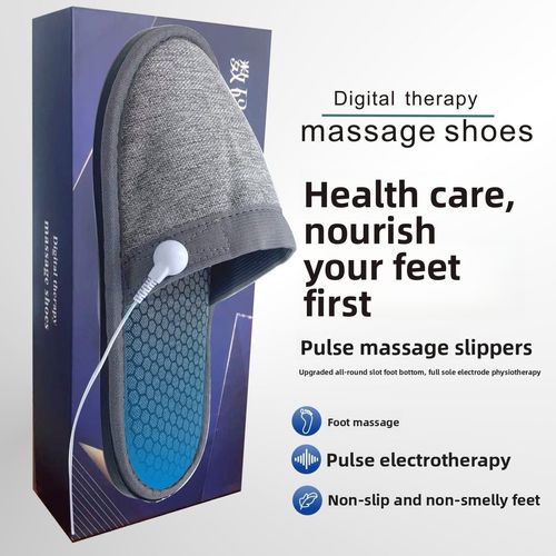Women Men's Health Shoes Digital Physiotherapy Slippers Heating Electrotherapy Pulse Massage Foot Massager