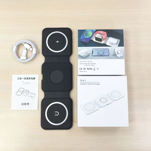 Portable 20W Charging Wireless Charger 15W PD Foldable 3 1 Magnetic Wireless Charging Station for Mobile Phone Fast Charging