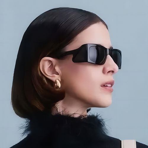 2025 Personality unique design frame sunglasses multi lens beach travel sun glasses for unisex