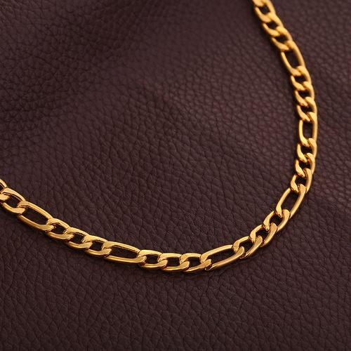 Fashion 18K Gold Chain Necklace 6Mm Wide Cuban Chain for Women Men Chains