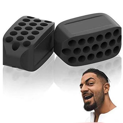 Silicone Jaw Line Exerciser Jawline Chew Ball Fitness Facial Toner Face and Neck Muscle Trainer Chin Cheek Exercise Jawliner