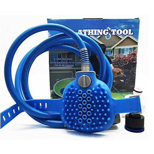 Pet Bathing Tool Pet Shower Sprayer Silicones Pet Bathing and Washing Adjustable Dog Shower Sprayer Set