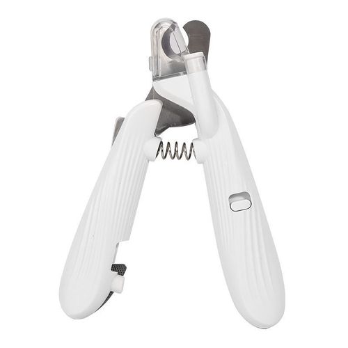 Novice-Friendly Pet Nail Clippers Cat and Dog Nail Mill with Search Light Plastic Material Blood Line Prevent Bleeding Set