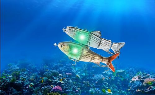 Hard Plastic Swim Baits Multi Jointed Rechargeable Lure Self-propelling Auto-swimming Robot Fish Lure