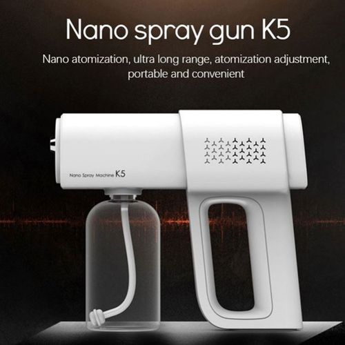 K5Pro wireless handheld disinfection spray gun household epidemic prevention indoor electronic disinfector blue light nano sprayer
