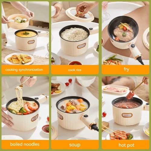 Multi Functional Household Dormitory Portable Small Electric Pot Steaming and Cooking Integrated Pot