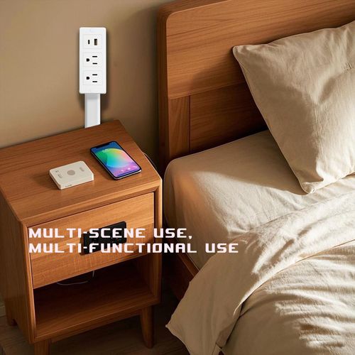 High Quality Travels Multi Plug Electrical Wall Outlet Extender 180° Rotating Plug Power Outlet Extender for Home