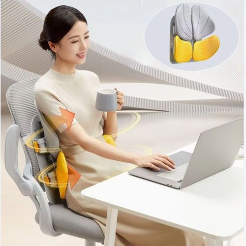 Mesh Car Seat Waist Cushion Breathable Ergonomics Car Back Lumbar Cushion Adjustable Multi Sided Support
