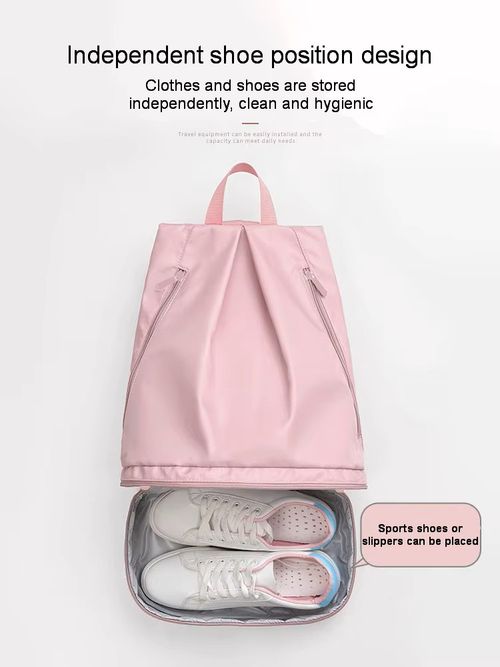 Sports Swim Bags  Beach Bags Fitness Bag with Wet and Dry Separation Waterproof Beach Storage
