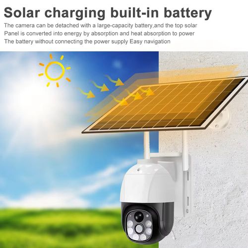 Night Vision Two Way Audio Solar Powered Surveillance Camera 1080P Wifi Wireless Solar Surveillance Cameras