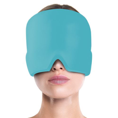 Migraine Relief Cap Headache Hat Gel Hot Cold Therapy Ice Cap for Relieve Pain Ice Hat Eye Mask Stress Pressure Pain Relief