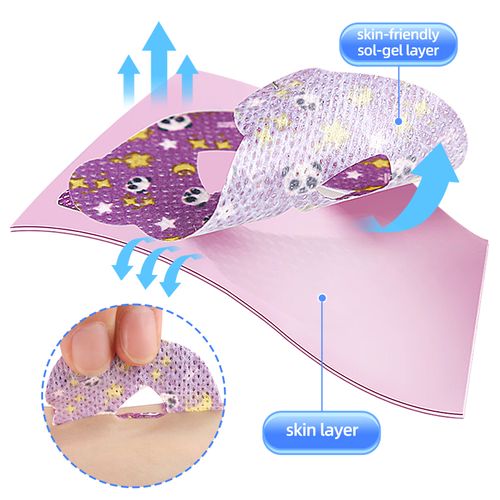 Mouth tape promotes nasal breathing, sleep mouth strips, non-woven fabric, suitable for children and adults.