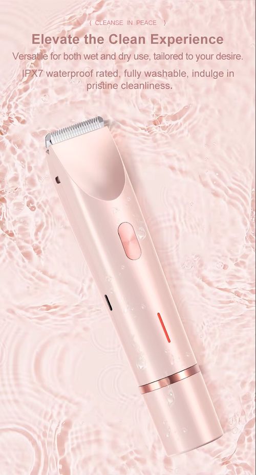 2-in-1 Dual Head Home Hair Removal Mini Electric Razors for Ladies Arms Armpit Legs Pubic Hair Body Hair Trimmer