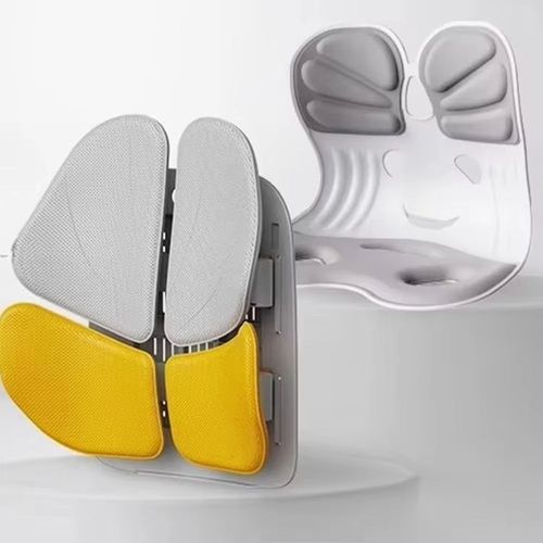 Mesh Car Seat Waist Cushion Breathable Ergonomics Car Back Lumbar Cushion Adjustable Multi Sided Support
