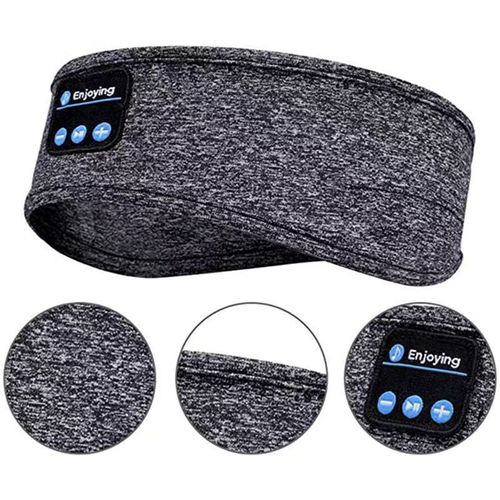 V5.2 Sports Headband & Sleep Headphones Music Bandana with HD Thin Speaker for Side Sleepers, Travel, Meditation, Yoga