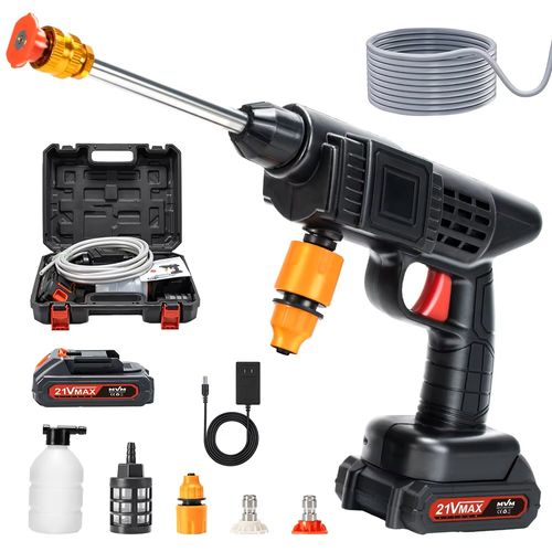 Portable Cordless Electric Pressure Washer Powerful High Pressure Car Washer Gun for Washing Cars