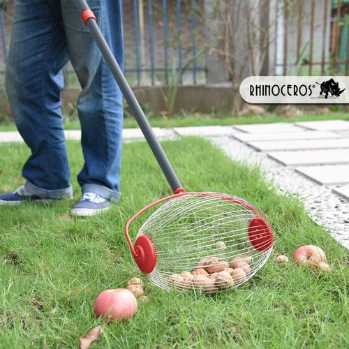1Pc Nut Gatherer Fruit Collector Garden Rolling Nut Harvester Fruit Picker Without Telescoping Pole for Picking up Walnut Chestn