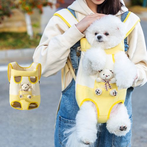 Best Selling Luxury Pet Backpack Thickened Nylon Chest Warm Dog & Cat Bag with Zipper Closure for Outings