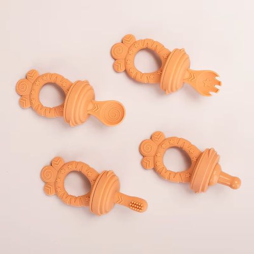 Baby Food Grade Pacifier Fresh Fruit Feeder Infant Fruit Teething Teether Toy Silicone Baby Product BAP Free Phthalate Free
