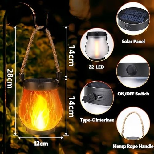 🔥Dancing flame Solar Lantern Outdoor Lights🔥