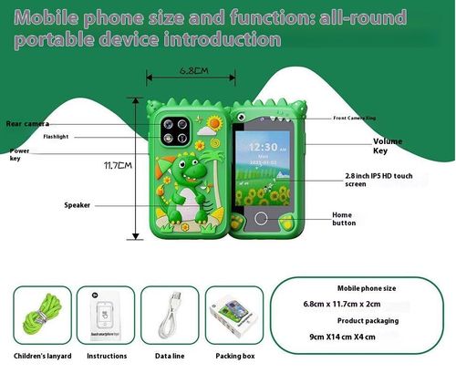 2.8 Inch Cartoon Animal Kids Vlogging Camera Dual Lens Touch Screen Mini Animal Camera for Kid