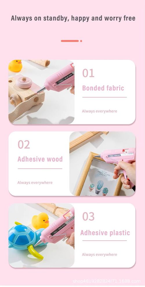 Hot Melt Glue Gun for Children Home DIY Quick Repair Mini Size 7 mm