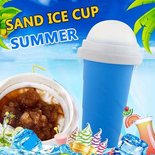 Quick-Frozen Smoothies Cup Frozen Magic Cup Food Grade Silicone DIY Ice Cream Maker Slushy Maker TIK TOK Pinch Cup