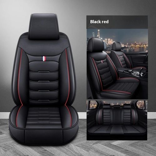 PU Four Seasons General Car Seat Cover Wholesale New Car Seat Cover with Lumbar Pillows & Seat Cushions