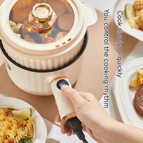 Multi Functional Household Dormitory Portable Small Electric Pot Steaming and Cooking Integrated Pot