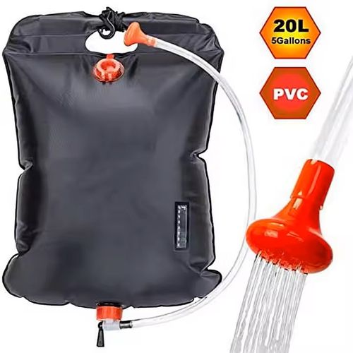 Portable 20L Foldable PVC Water Storage Camping Shower Bags Outdoor  Shower Bag-Drought water storage equipment