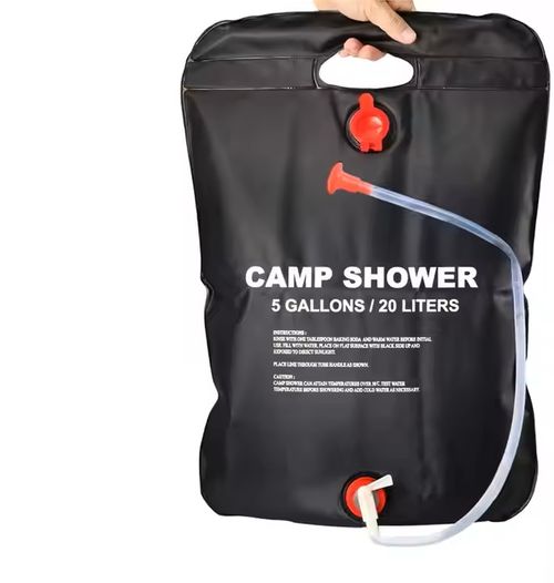 Portable 20L Foldable PVC Water Storage Camping Shower Bags Outdoor  Shower Bag-Drought water storage equipment