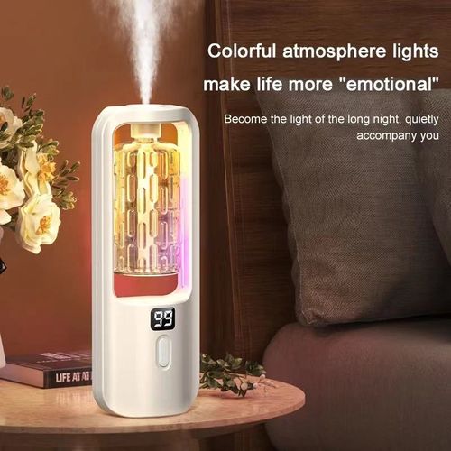 Smart Home Appliance Rechargeable Automatic Spray Diffuser Portable Air Humidifier for Hotel Car Automatic Aromatherapy Machine