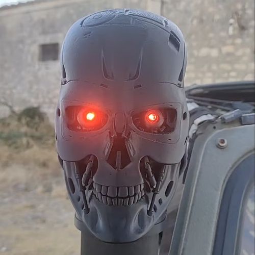 LED Snorkel Cap Off-road Double Barrel Breathing Tube Diving Head T800 Terminator