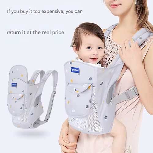 Multi-functional Baby Carrier Comfortable Polyester Front or Back Carry  with Head Support