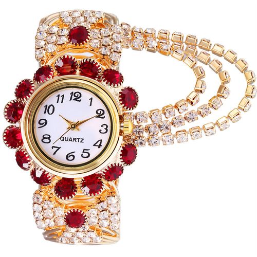 New Fashion Ladies Quartz Watch Alloy Diamond Strap Ladies Personality Casual Trend Watch Dress Watch