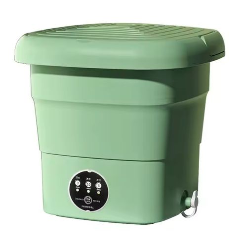 Folding washing machine Small body, large capacity-GREEN