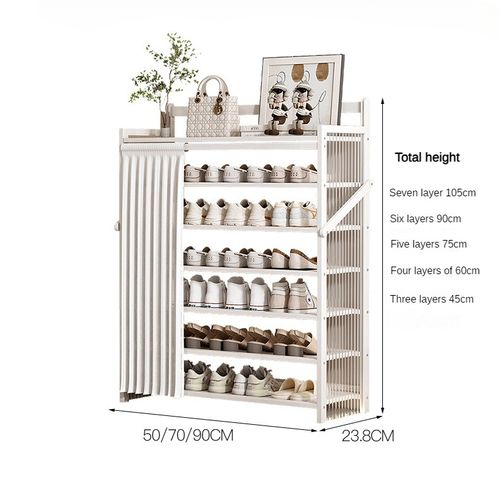 Free combination shoe rack foldable group device shelf slit household floor storage rack narrow simple free assemble shoes rack
