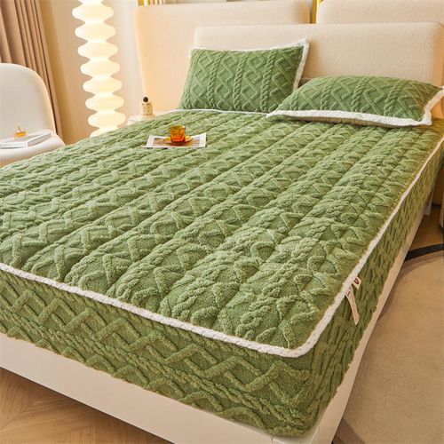 100% Fleece Bedding Sheet Function Design 360 Degree Full Wrap Comfortable Mattress Protector Bedding Sheet