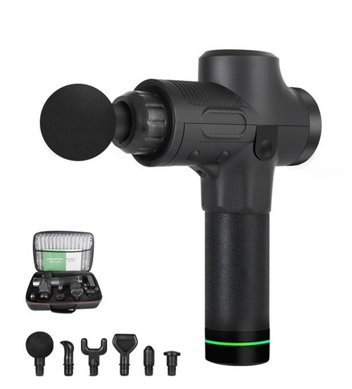 Vibrator Fascia Percussion Handheld Shoulder Professional Massage Gun Muscle Stimulator Electric Neck Massager Machine Set