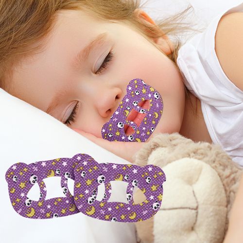 Mouth tape promotes nasal breathing, sleep mouth strips, non-woven fabric, suitable for children and adults.