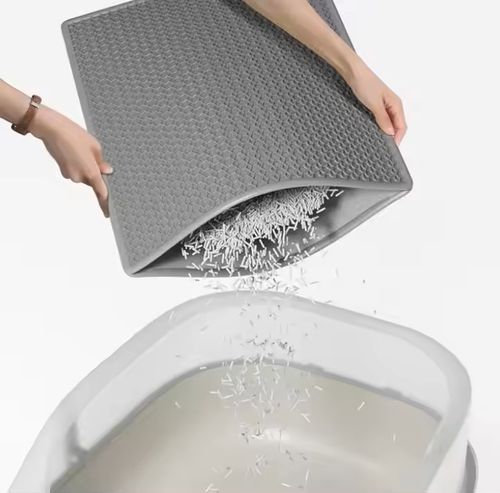 Pets Love Comfortable EVA Lightweight Easy Storage Cleaning Cat Litter Waste Storage Litter Mat