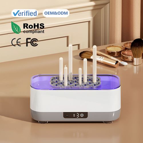 400ML Large Capacity 45K HZ Ultrasonic Sterilizer Jewelry Cleaner Electric Automatic Ultrasonic Makeup Brush Cleaner Just use clean water.